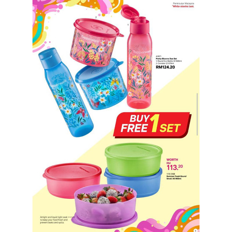 SET TUPPERWARE ANAK KE SEKOLAH | Shopee Malaysia