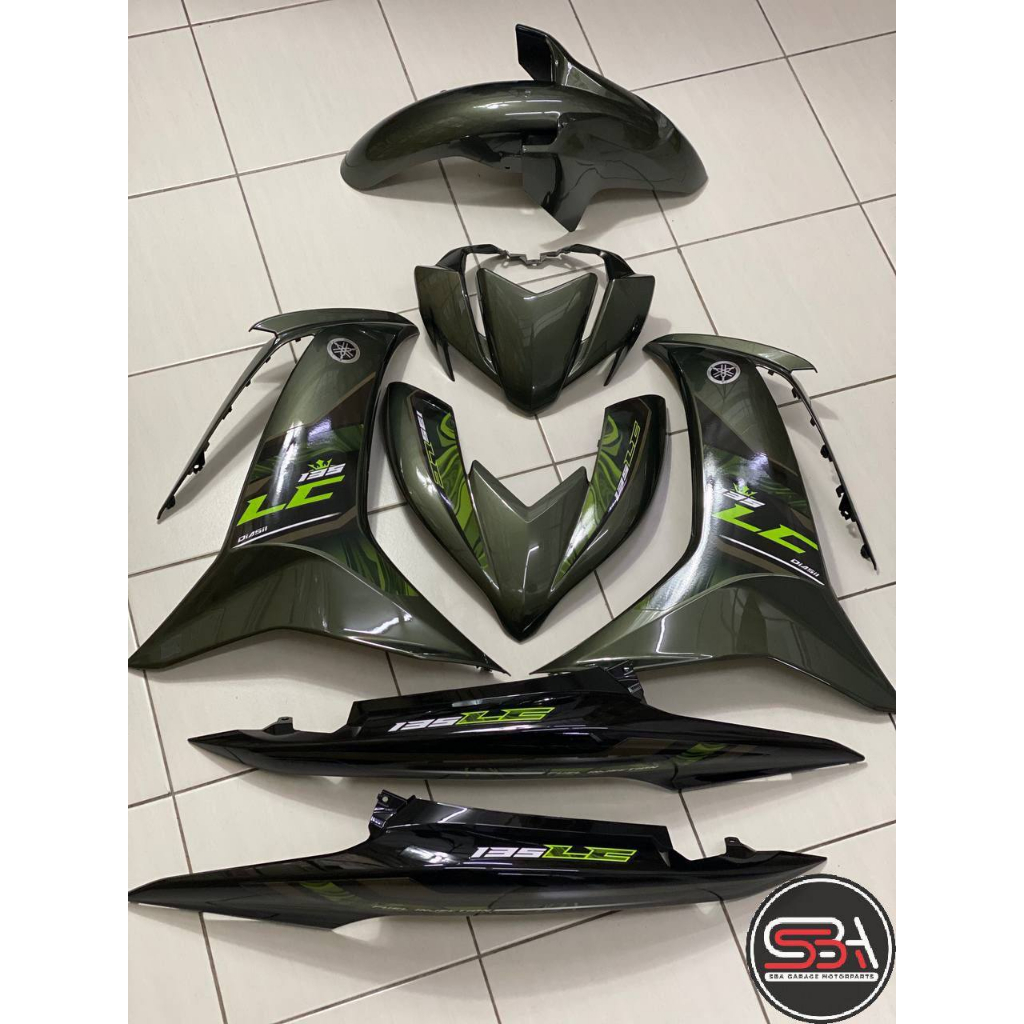 COVERSET BODYSET LC135 LC V8 ARMY GREEN STD DNLGM1 2023 FUEL INJECTION ...