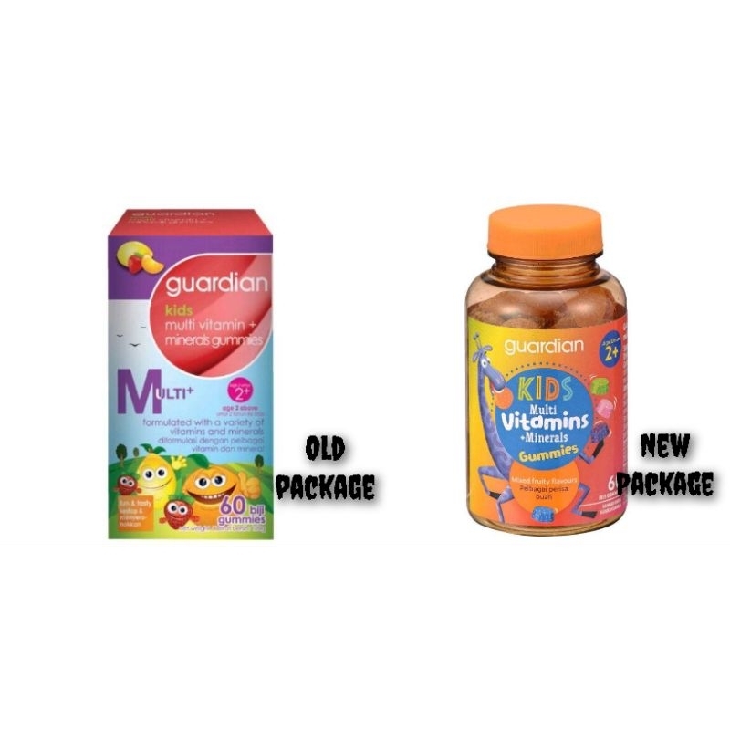 Guardian kids multivitamin+mineral 60s gummies(exp2025) Shopee Malaysia