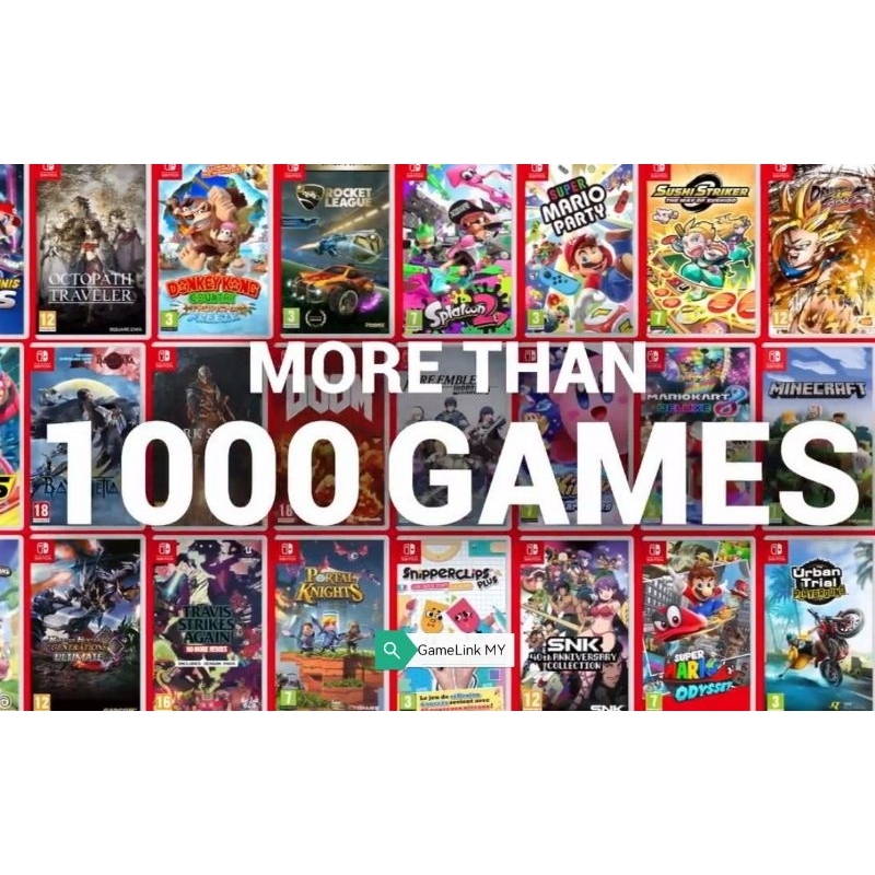 Nintendo Switch Digital Game Up To 1000++ 任天堂数据版游戏多达1000++ (CHI/ENG ...