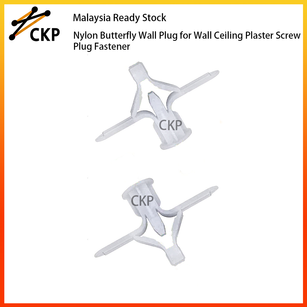 Heavy Duty Nylon Butterfly Wall Plug for Hollow Partition Wall Ceiling