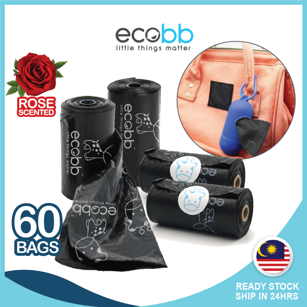 60pcs Disposable Plastic Bag Refill Bags Baby Diaper Pampers Diaper