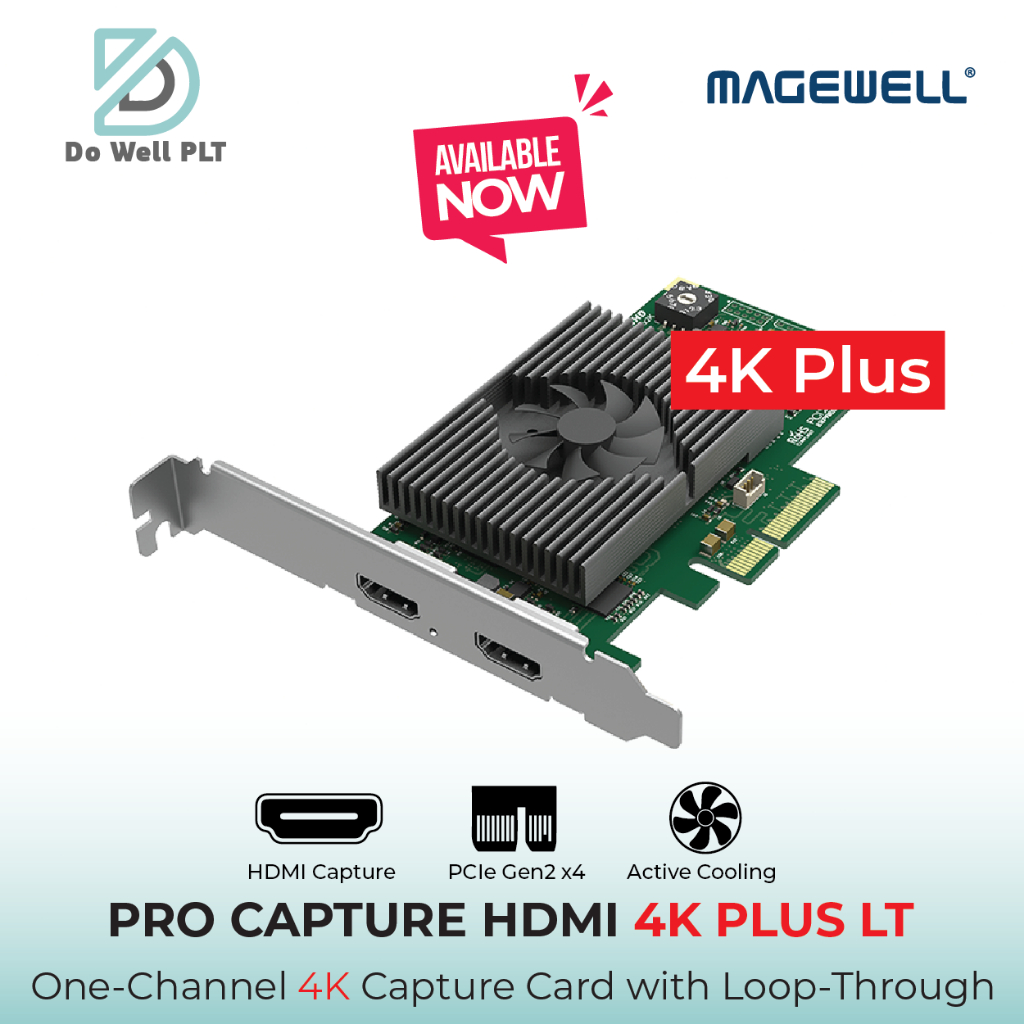 Magewell Pro Capture HDMI 4K Plus LT (Loop Through) | Shopee Malaysia