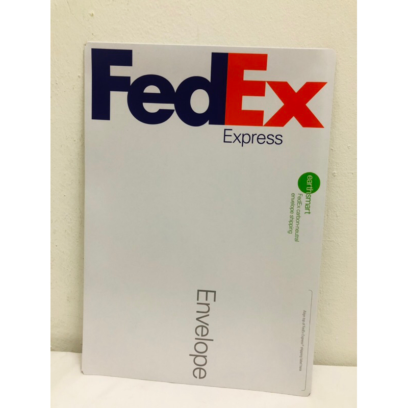 Fedex Cardboard Document Envelope A4 Size with Pocket Shopee Malaysia