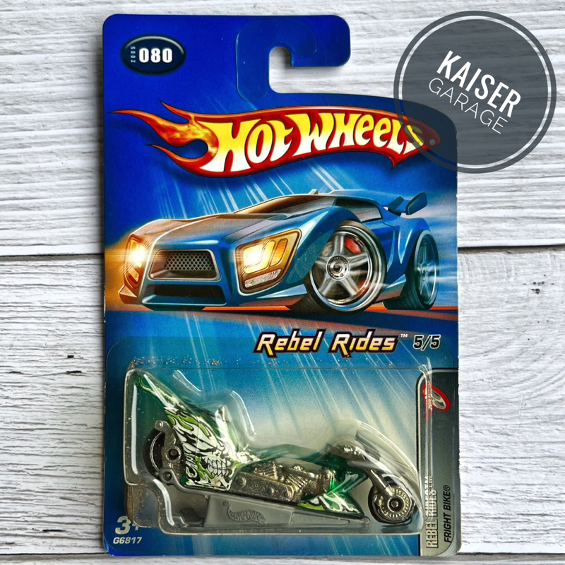 Hot Wheels Rare Item Fright Bike (Rebel Rides 2005) Shopee Malaysia
