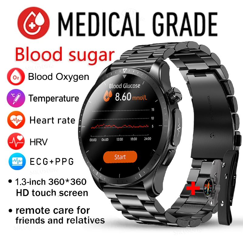 2023 New Blood Sugar Smartwatch 1.39 -inch 360*360 HD Touch Large ...