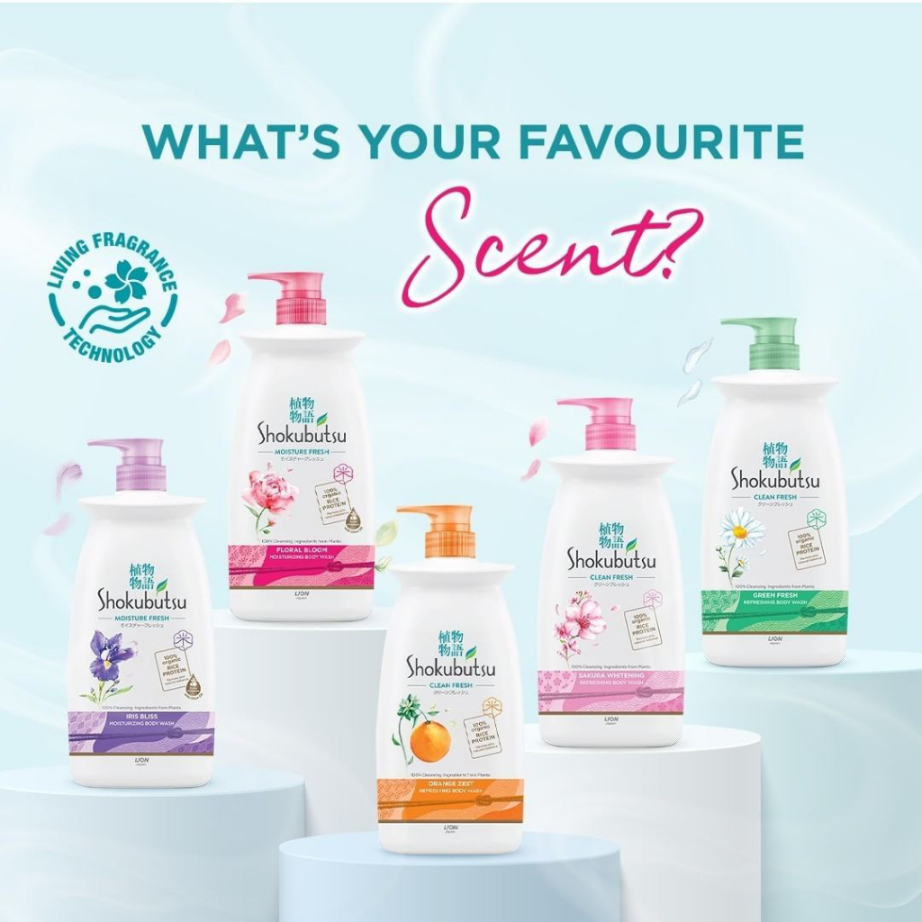 SHOKUBUTSU Body Shower Foam 220g/900g Shopee Malaysia