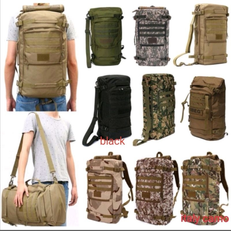 50L Tactical Backpack Military Backpack 900D Nylon Waterproof Army ...