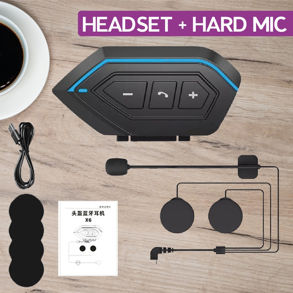 Helmet Headset Bluetooth X7 X6 BT12 waterproof motorcycle headphone 2 ...