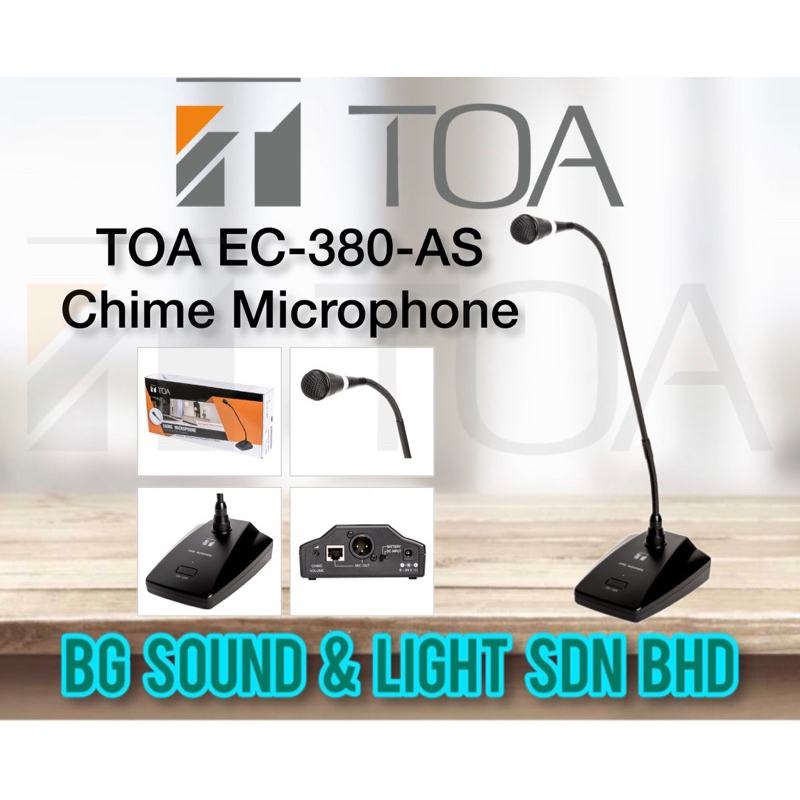 TOA EC380AS is an uniquely shaped and high-quality condenser microphone ...