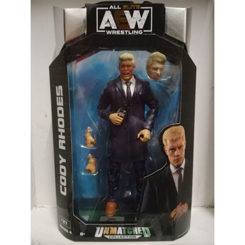 Dustin Rhodes - Action Figure Wrestling AEW Unmatched Series 1, Jazwares, Giocattolo Da Collezione Per Fan Di Wrestling