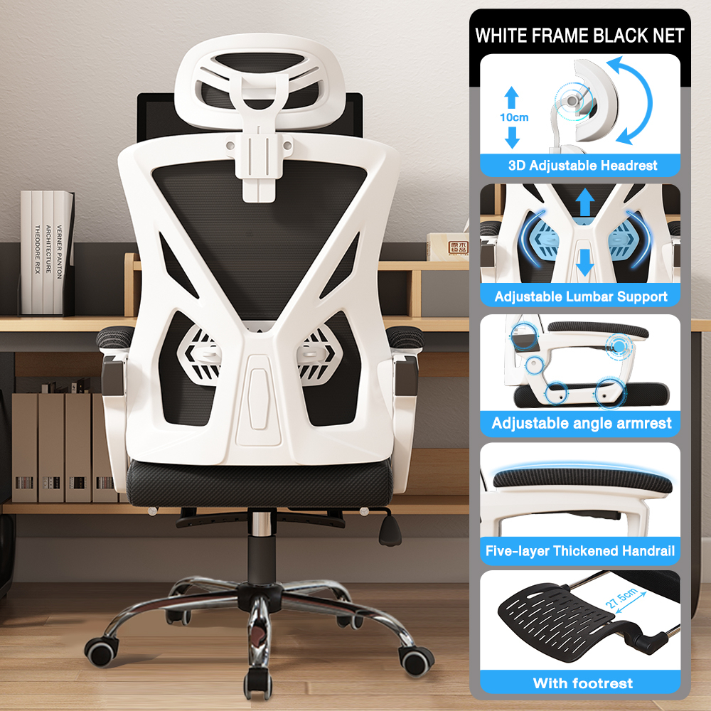 Ergonomic Office Chair Gaming Chair Computer Study Chair for Home