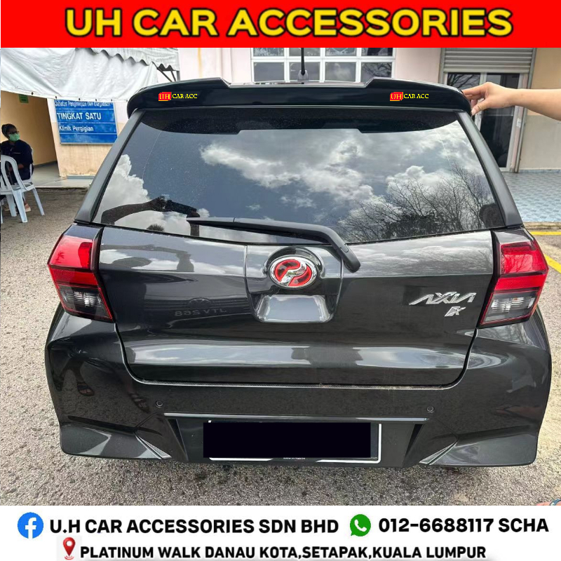 PERODUA AXIA 2023-2024 PSM DUCKTAIL ABS SPOILER WITH PAINT | Shopee ...