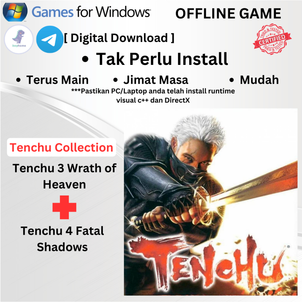 Tenchu 1 Pc Download – Hi guys, how can I play Tenchu 1 and 2 on PC ...