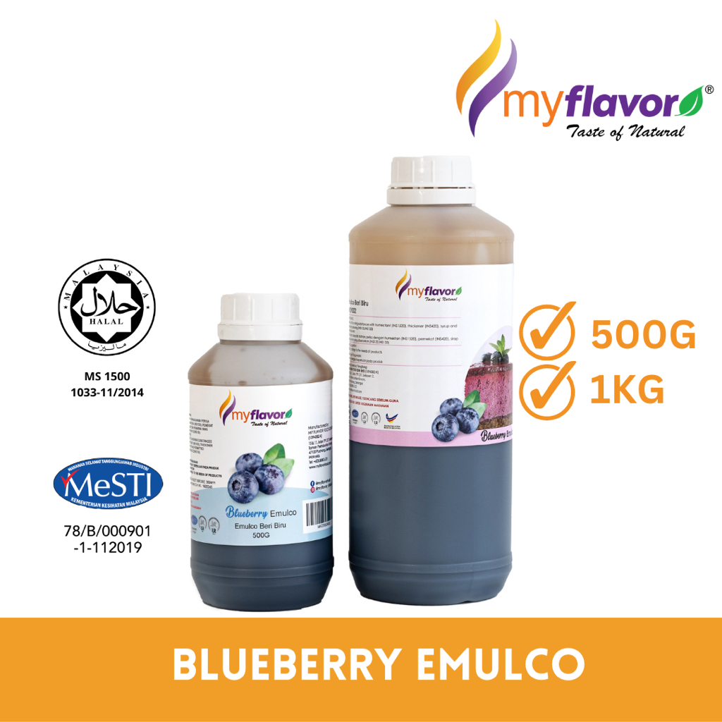 [500g-1kg]BLUEBERRY EMULCO - FOOD FLAVOUR | Shopee Malaysia