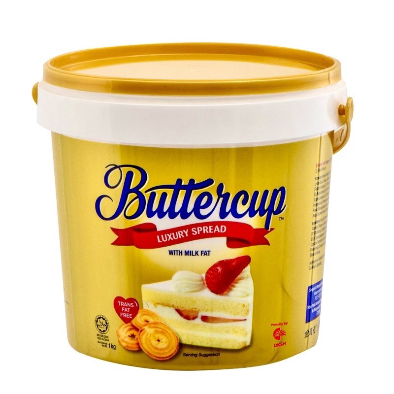 Buttercup Canned Luxury Spread 1KG / Baking Butter Shopee Malaysia
