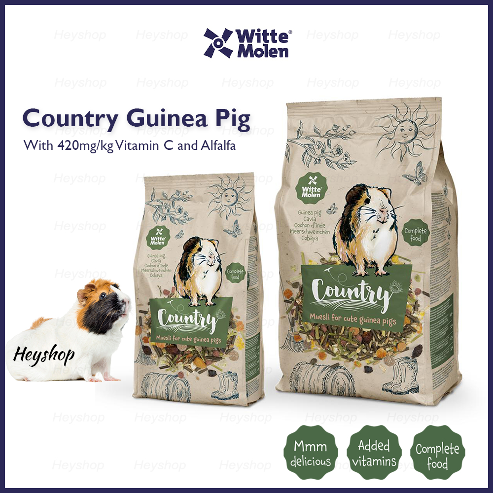Witte Molen Country Guinea Pig Food 850g / 3kg Makanan Premium w