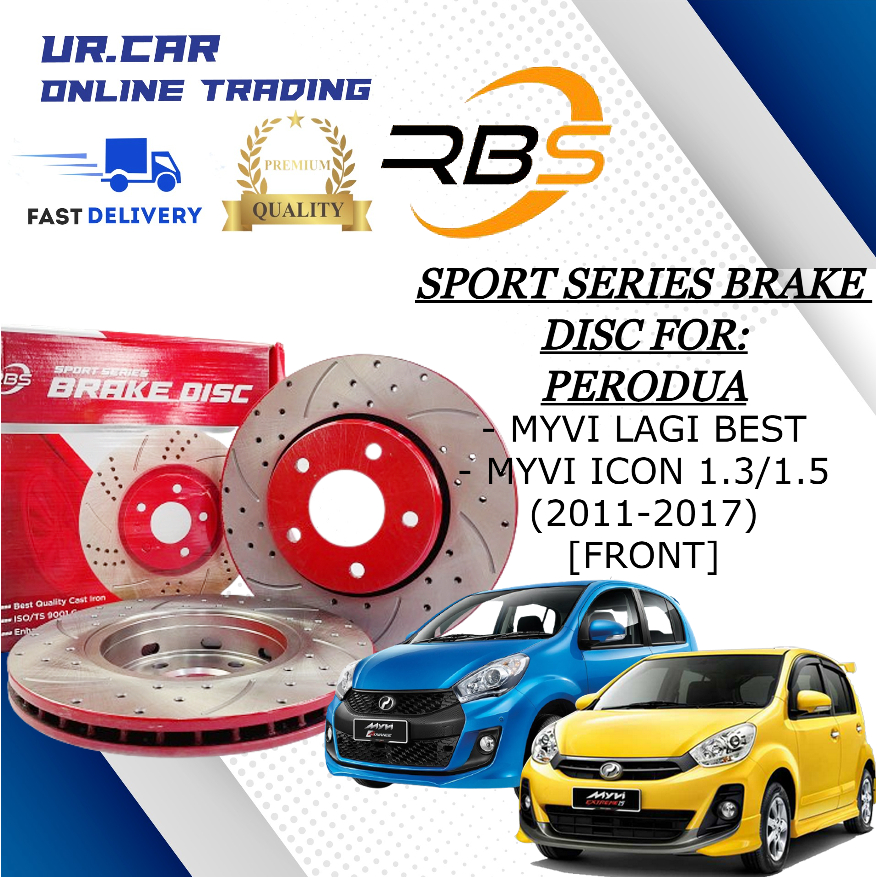 RBS PERODUA MYVI LAGI BEST , MYVI ICON 1.3 / 1.5 (2011 - 2017) SPORT ...