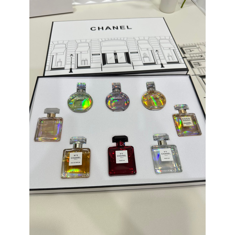 Chanel Limited Edition Miniature Perfume Set Shopee Malaysia