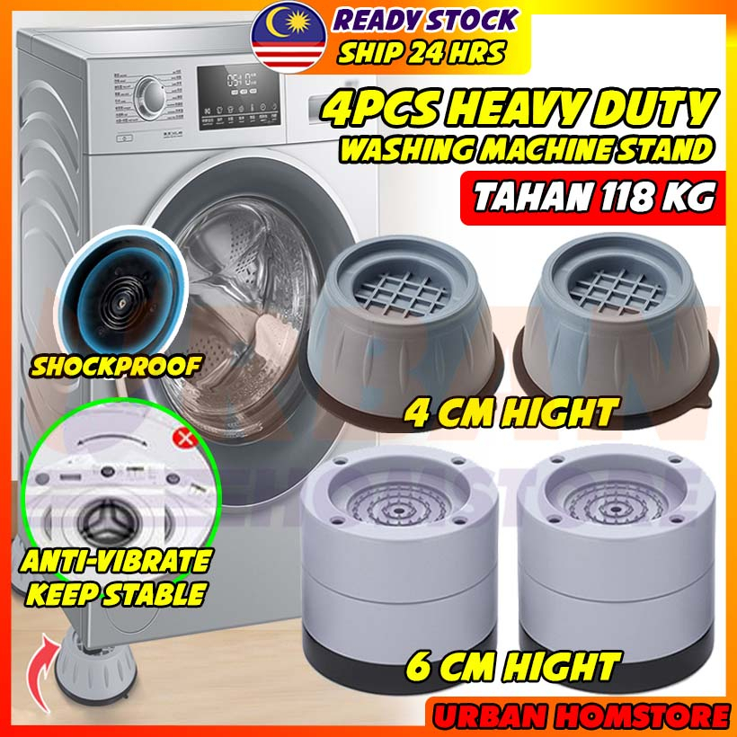 4PCS Refrigerator Fridge stand Washing machine leg stand AntiVibrate