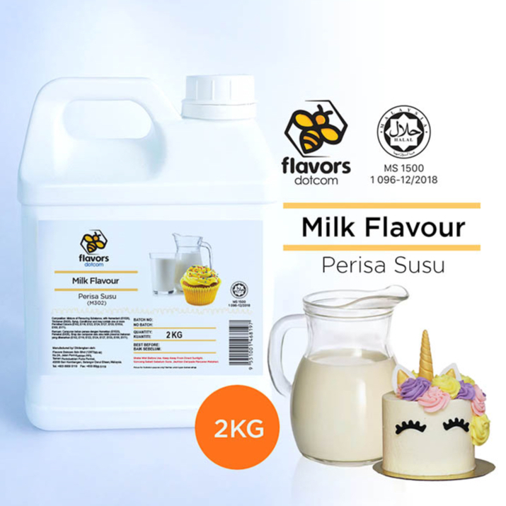 [HALAL] Flavors Food Flavouring Milk Flavour (2KG/5KG