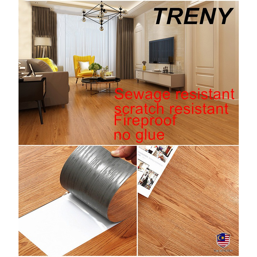 TRENY vinyl flooring self adhesive Luxury Vinyl Flooring Plank PVC