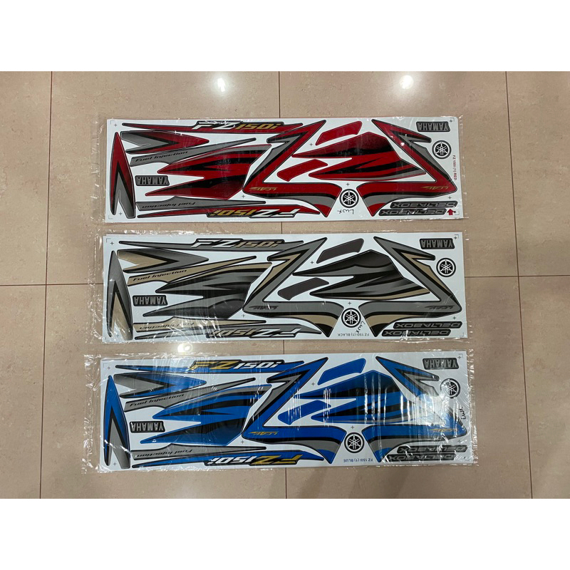 Yamaha fz150i FZ 150i body sticker (1) | Shopee Malaysia
