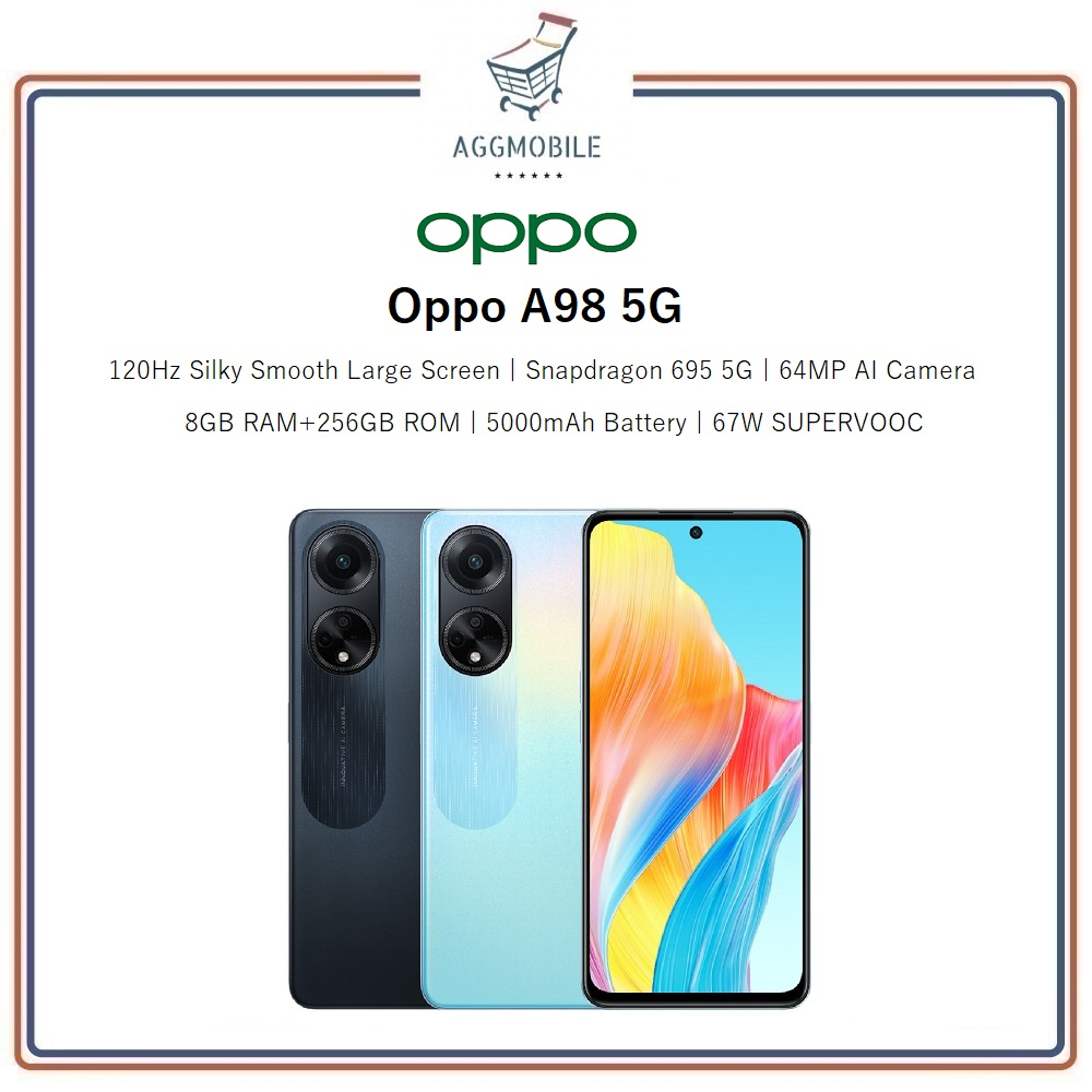 [MY] Oppo A98 5G (8GB+8GB RAM/256GB ROM | 64MP AI Camera | 67W ...