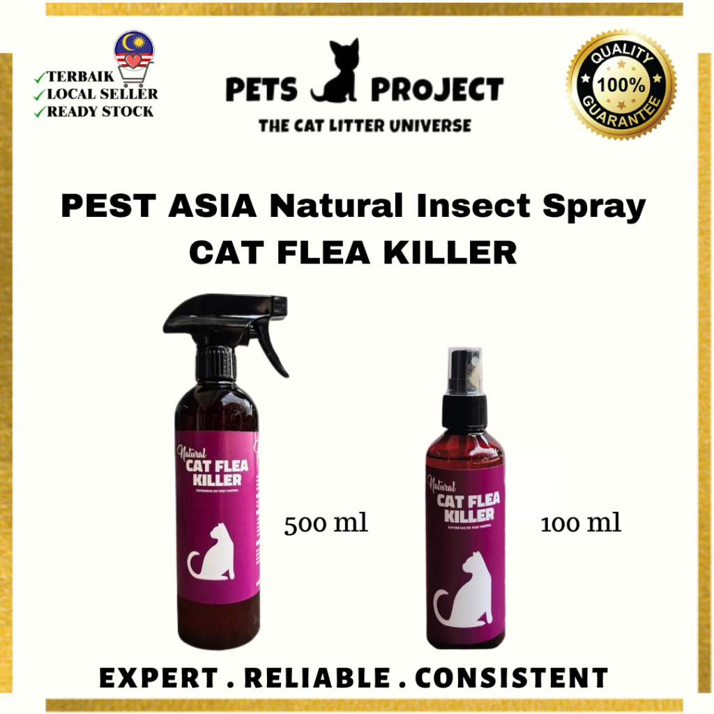 [Pets Project] PEST ASIA Natural Insect Spray Cat Flea Killer/ Ubat
