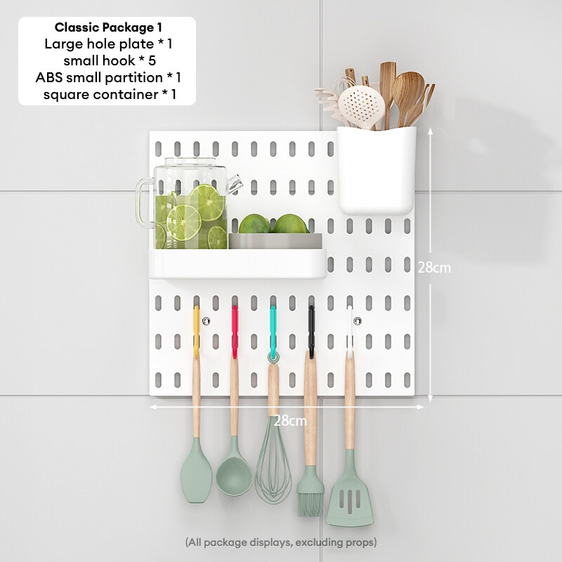 Pegboard Organizer Wall storage rack/Kitchen Rack with