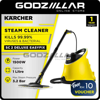 Karcher Steam Cleaner SC2 Deluxe Easyfix, Kills 99.99% Of Viruses &  Bacterial Without Chemical, Pembersih Wap