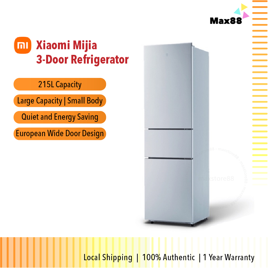Xiaomi Mijia 3Door Refrigerator (215L) Shopee Malaysia