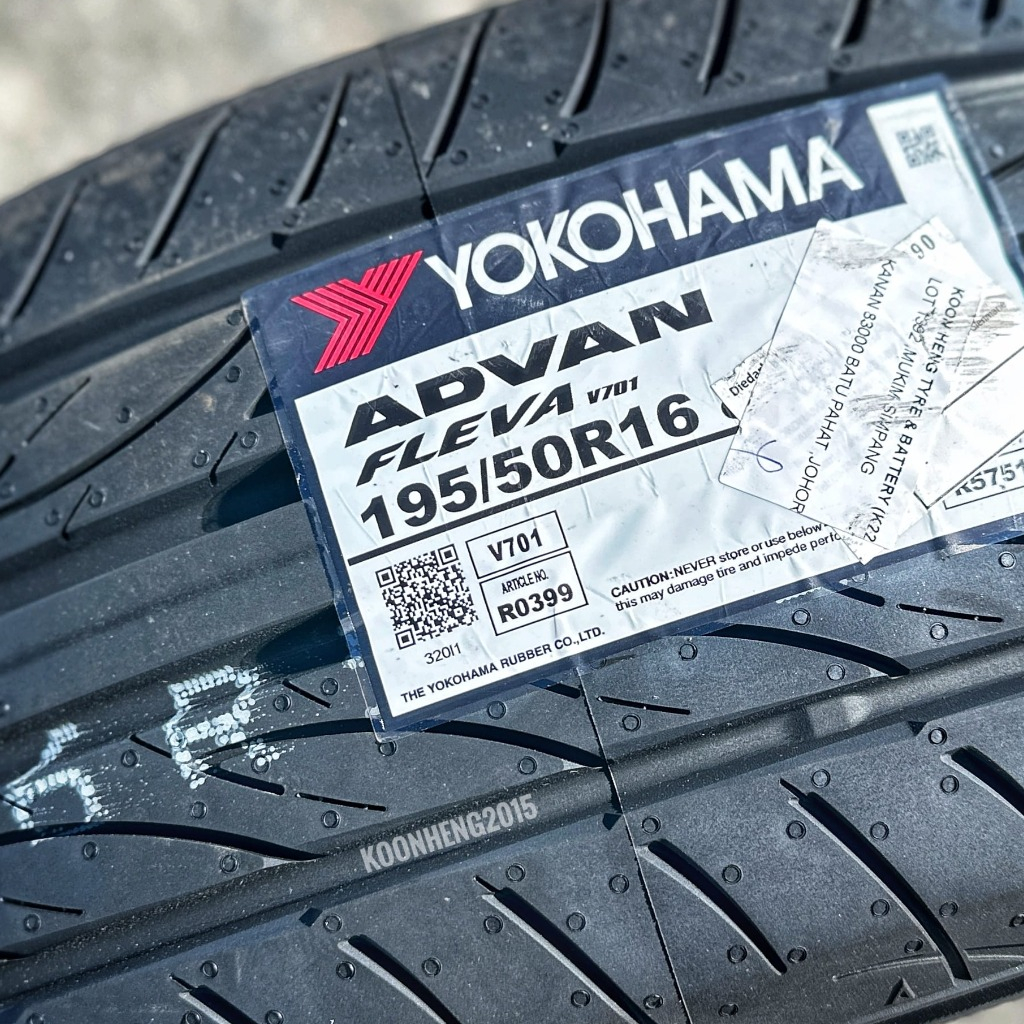 NEW YOKOHAMA TYRE ADVAN FLEVA V701 195/55/15 195/50/16 - Made in Japan ...