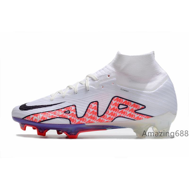 Nike Air Zoom Mercurial Superfly IX Elite FG Outdoor Kasut Bola Sepak shoes White Size 39-45 