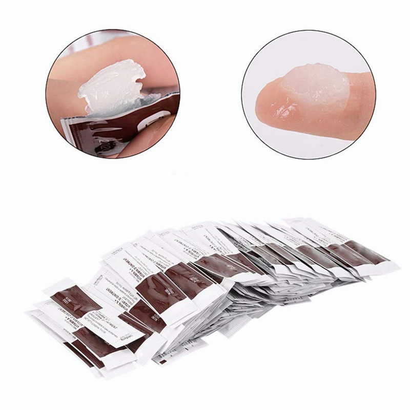 50Pcs Tattoo Aftercare Cream Emollient Fougera Vitamin A&D Ointment Heal Anti Scar Permanent