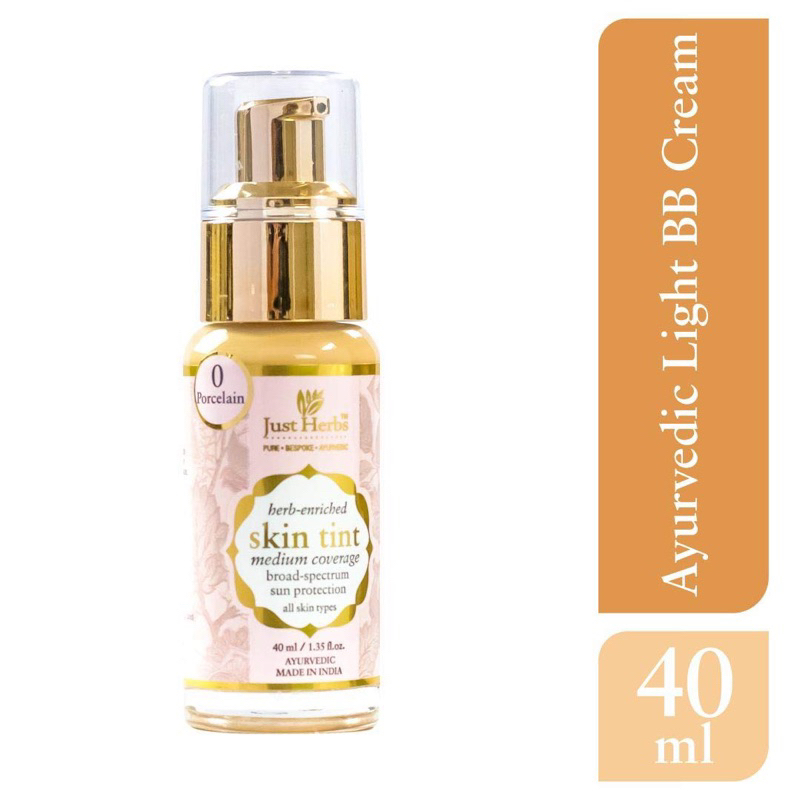 Just Herbs Ayurvedic Herb Enriched Skin Tint BB Cream For Pores,Blemish