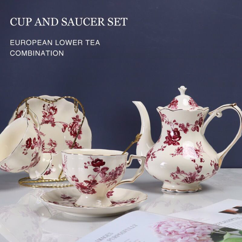 Europe Styles Vintage Porcelain British Quality CERAMIC FLOWER TEAPOT ...