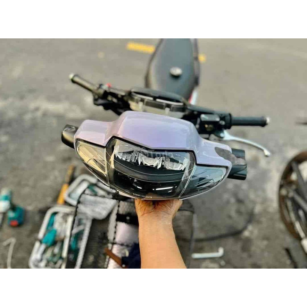 HONDA WAVE 100 WAVE100 HEAD LAMP LED HEADLAMP CUSTOM ZHIPAT LAMPU DEPAN