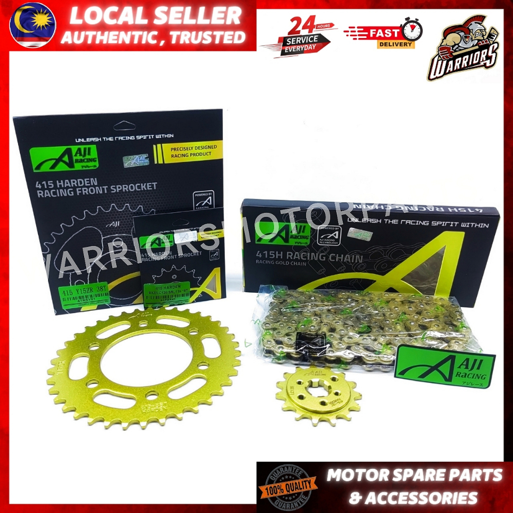 YAMAHA Y16/Y16ZR/Y15ZR/FZ150/FZ160 [AJI RACING] 415H CHAIN SPROCKET SET