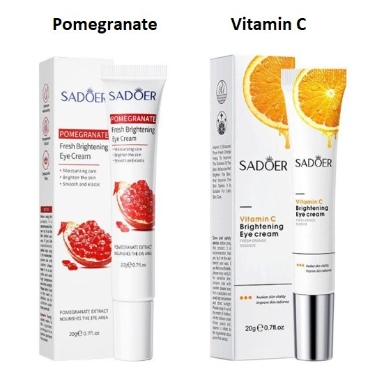 Eye Cream SADOER Vitamin C Fresh Orange Essence Pomegranate Dark Circle