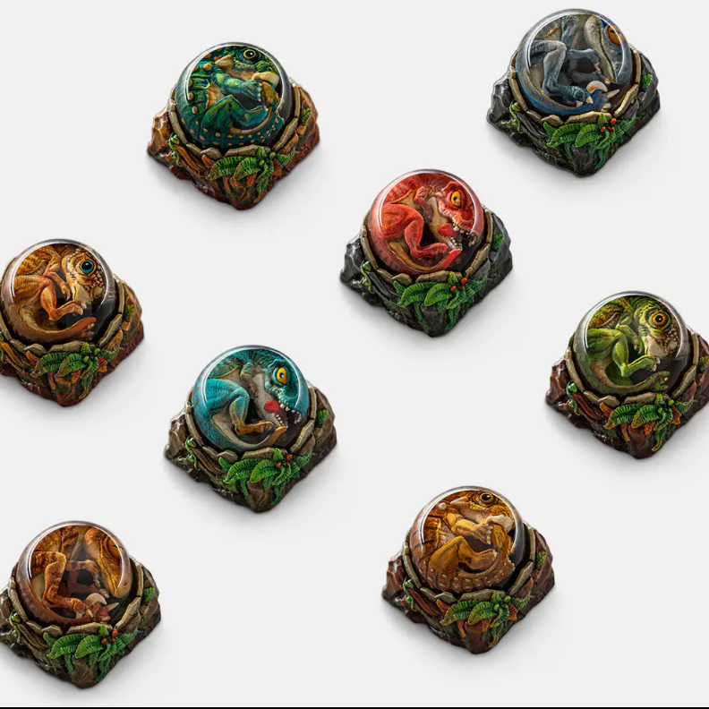Dwarf Factory - Keycasaurus - SA R1 Artisans Keycap | Shopee Malaysia