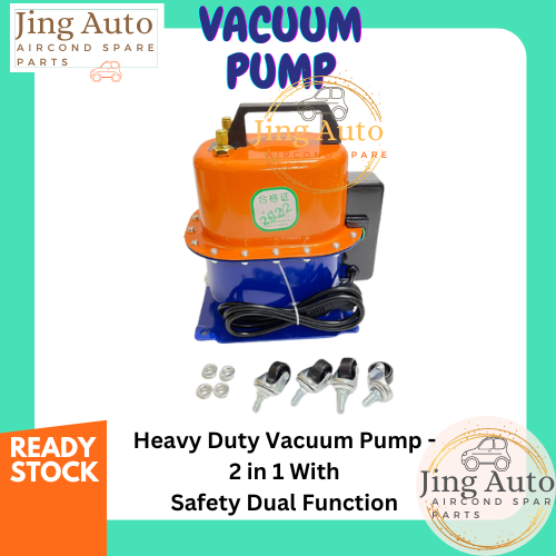 MULTI FUNCTIONAL AIR COND VACUUM PUMP 2 in 1 WITH SAFETY DUAL