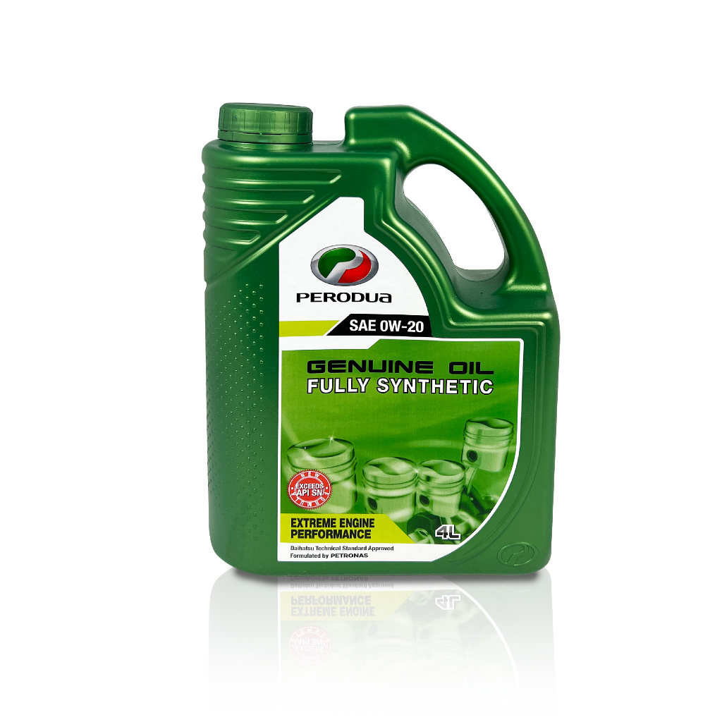 PERODUA SAE 0W-20 Fully Synthetic Engine Oil (4L) - Cold start ...