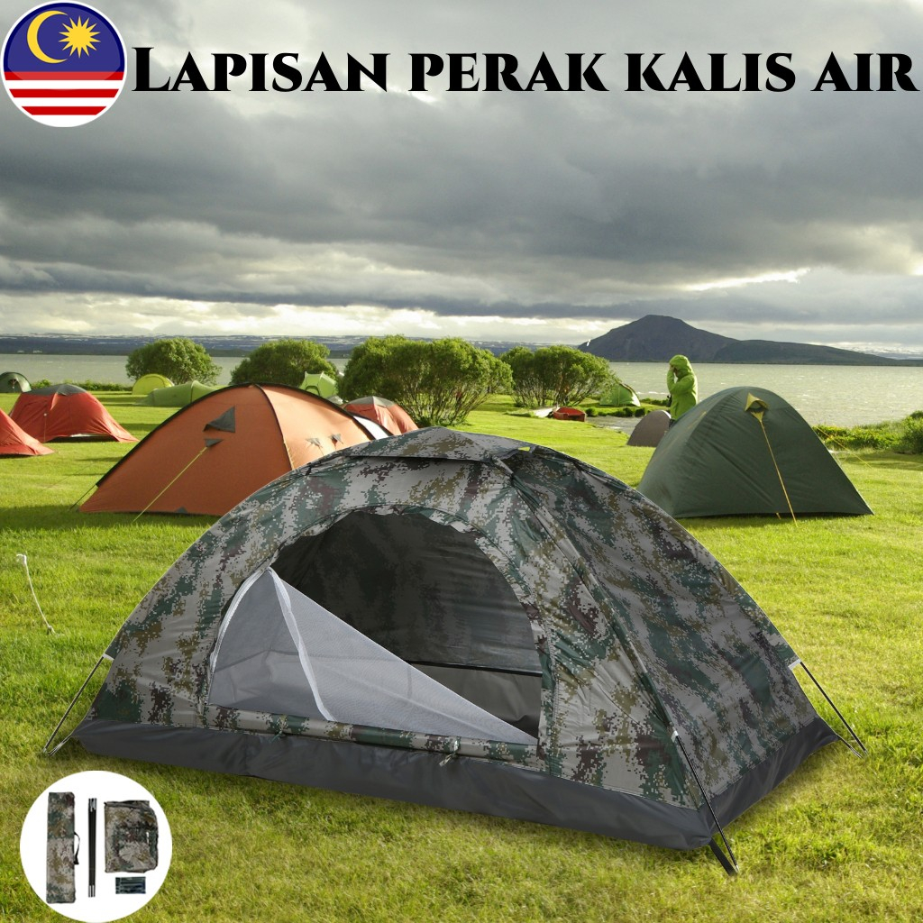 🎁Ready Stock🎁 khemah camping tent camping equipment Camping and Hiking ...