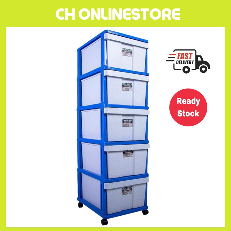 5-tier-plastic-drawer-with-wheels-lh-plastic-drawer-storage-cabinet