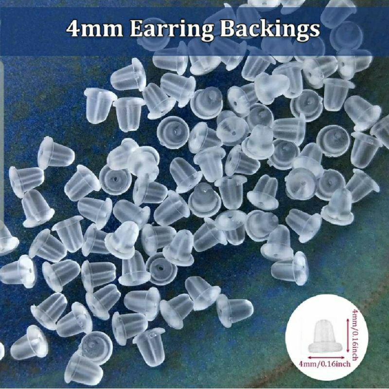 Earring Backs,Back Earrings Earring Backings Earring Backs Rubber