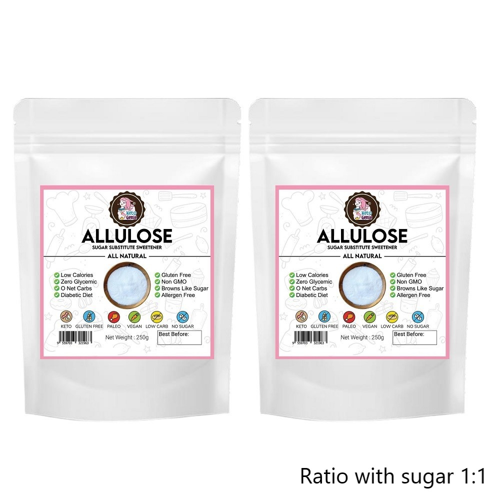 KETOGENIE Erythritol/Allulose/Monk Fruit/Stevia Sweetener Halal