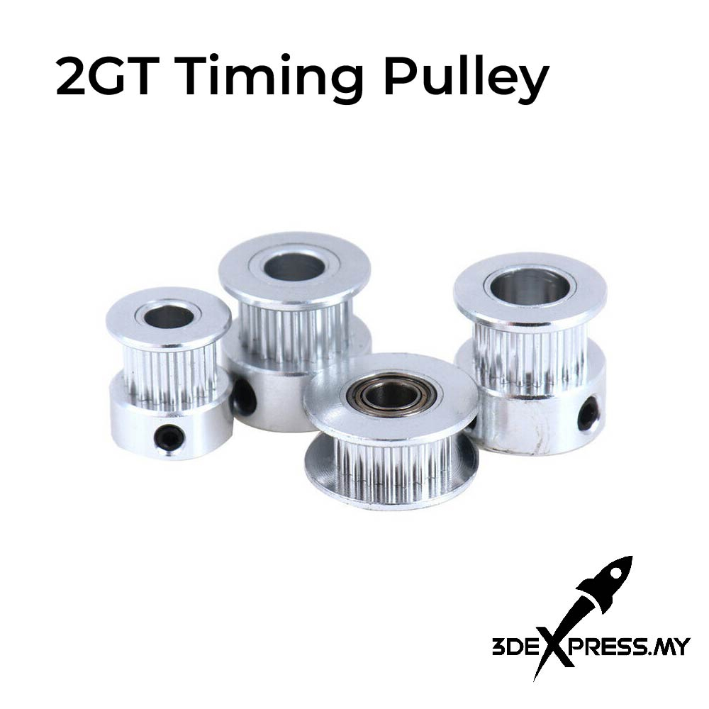 1 Pcs - 2GT/GT2 Timing Pulley16/20/30/36/40/60 Teeth Bore 5/6.35/8mm Synchronous Wheels Gear Width 6/10mm