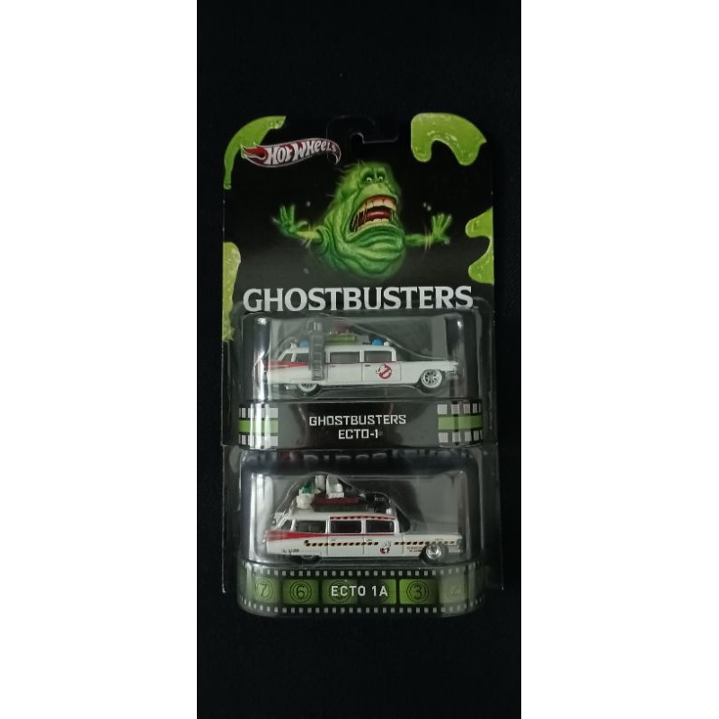 HOT WHEELS GHOSTBUSTERS ECTO-1 Retro Entertainment Real Riders 1:64
