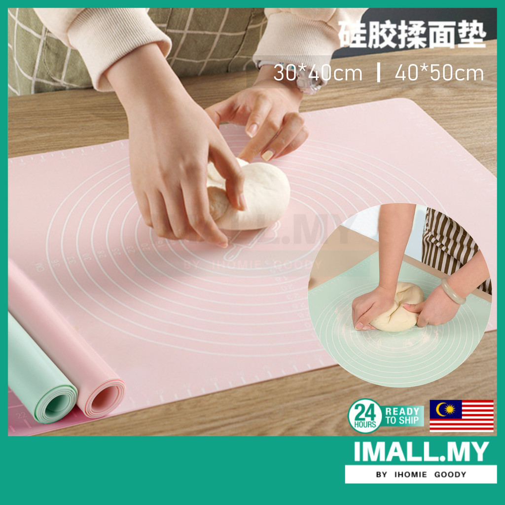 【iMall】Silicone Baking Mat Pad Sheet Dough Mat Baking Silicone Mat